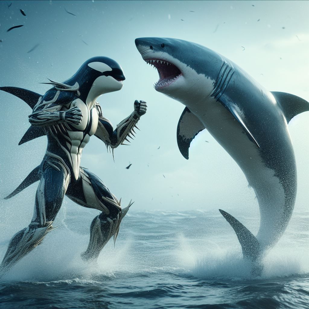 Orca vs Great White