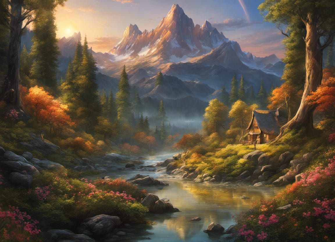 Wonderful Fantasy Landscape   by @EducatedFool