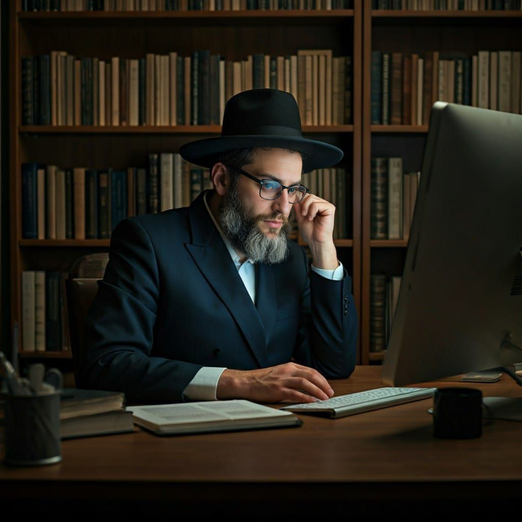Hasidic Graphic Designer Contemplates AI in Cinematic Film S...