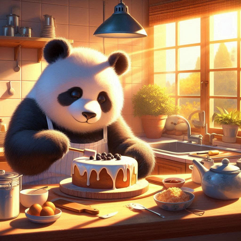 Pandas can cook