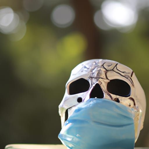 Skull behind the mask