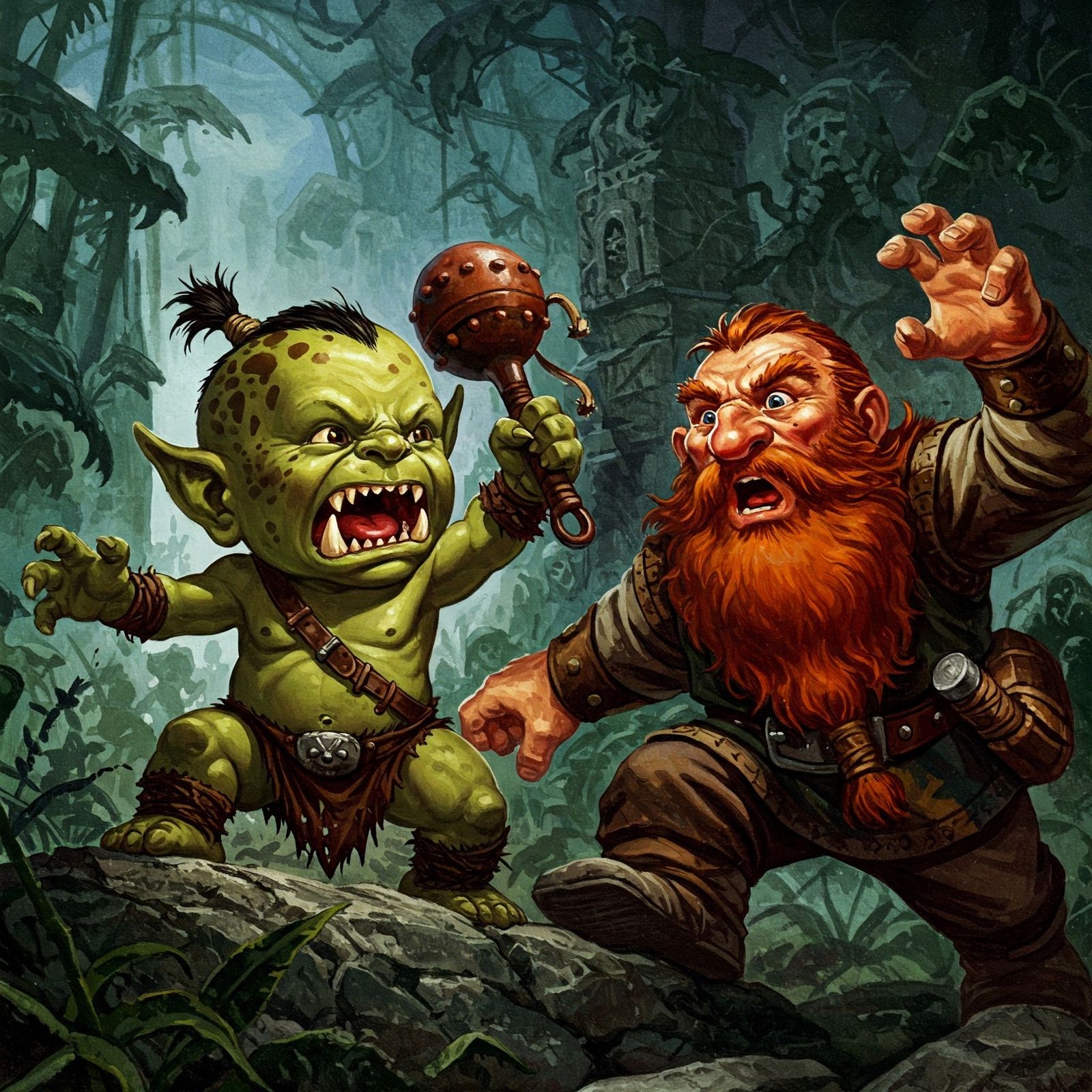 The Baby Orc And The Dwarf