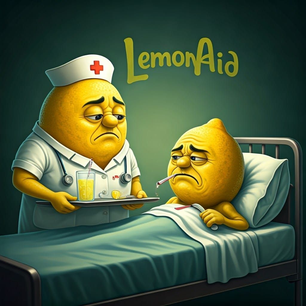 LemonAid and the Sour Lemon  by @Arisiin