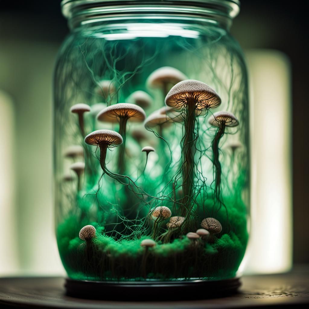 Mycelium expirement   by @Ideal