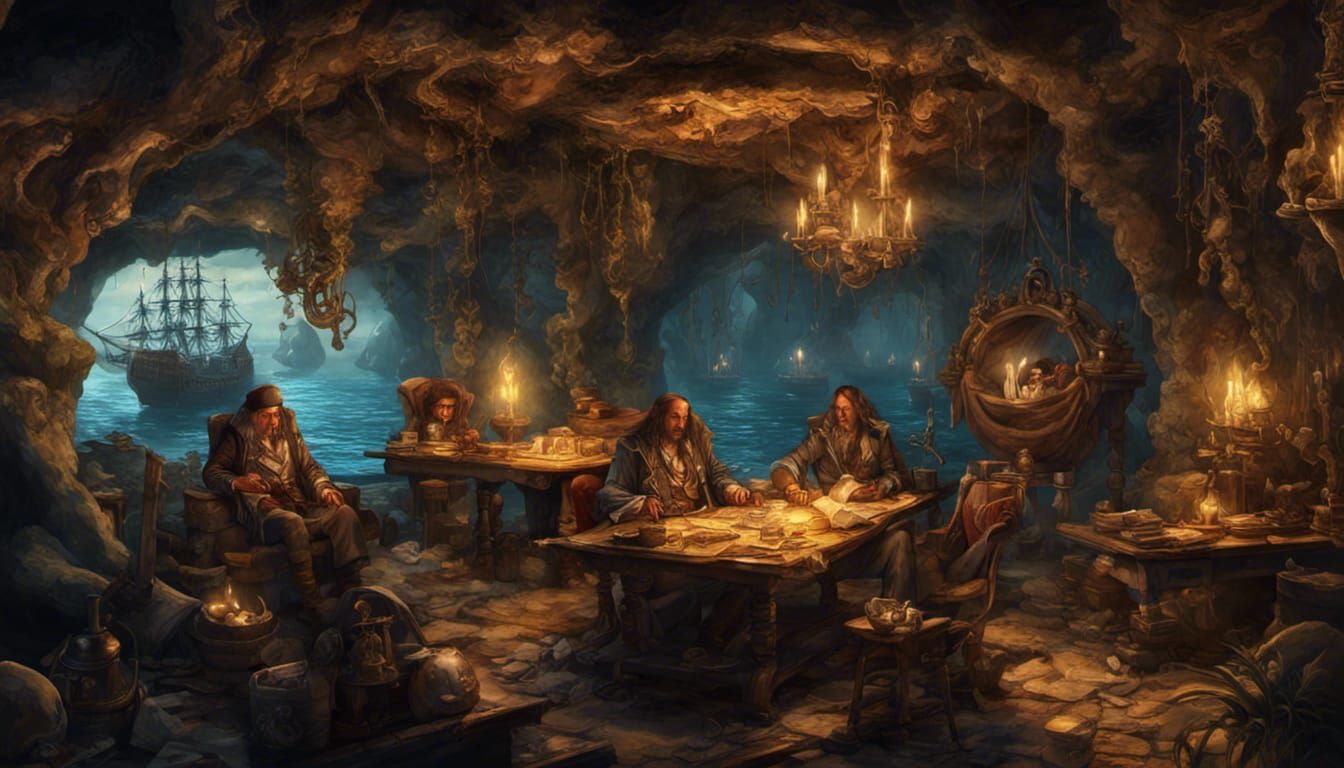Pirate Hideouts Sea Cave  by @Muhammad Haris