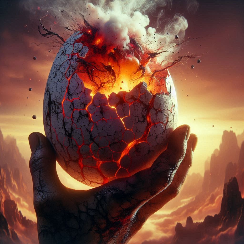 Eggxaggerated Eggxistential Eggxistence