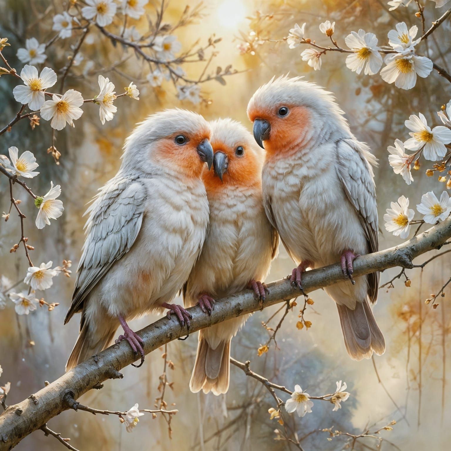 Birds and brotherhood tenderness  by @Dreamer in Hell