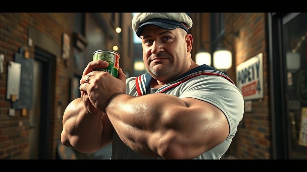 Popeye the sailor man  by @Josh