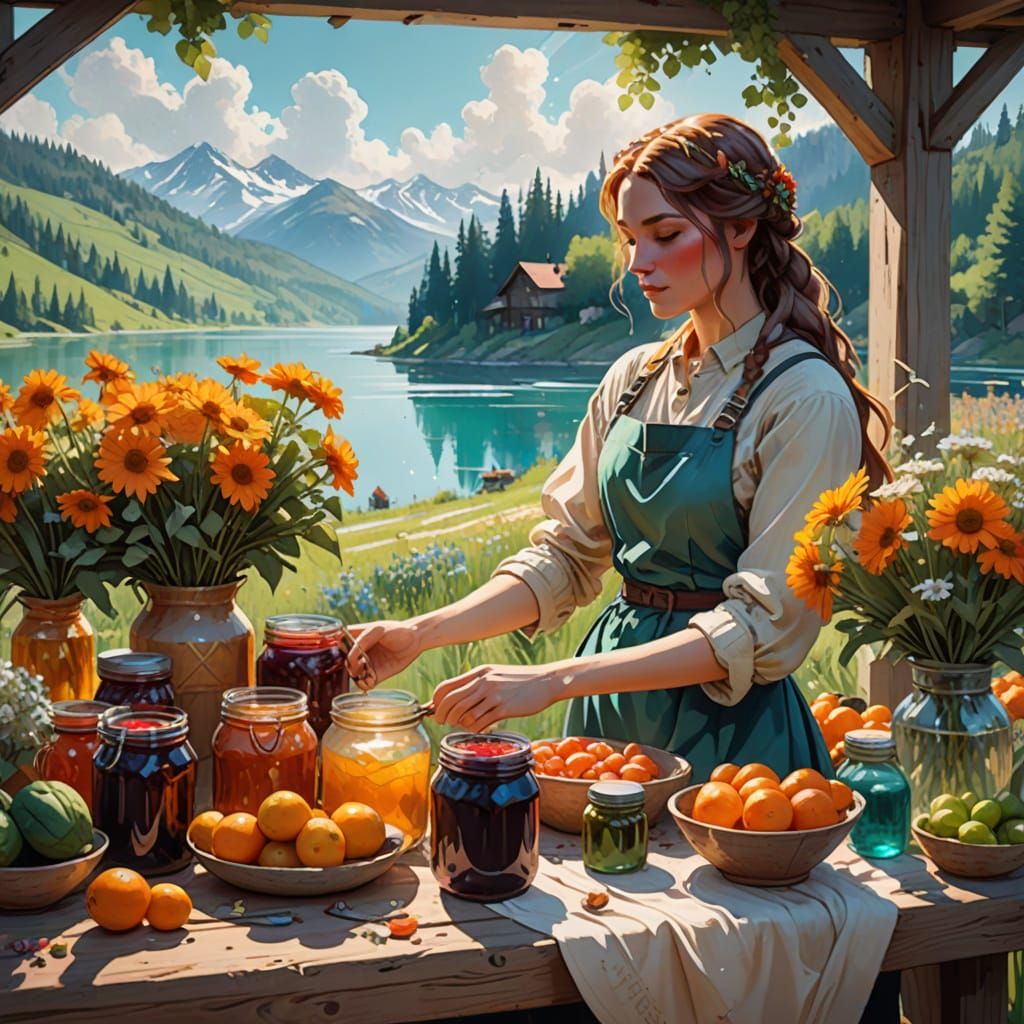 the little farm stand.  by @Kitsun3 th3 foxi3