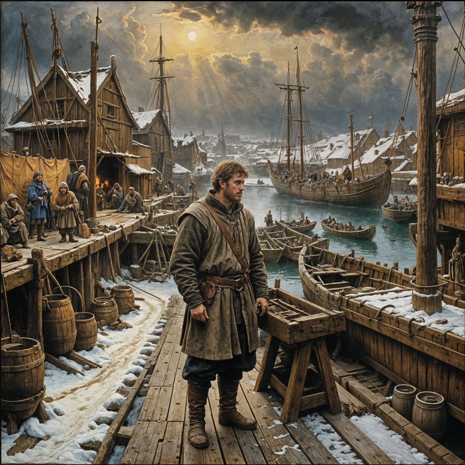 Ship builder AI Generated Artwork NightCafe Creator