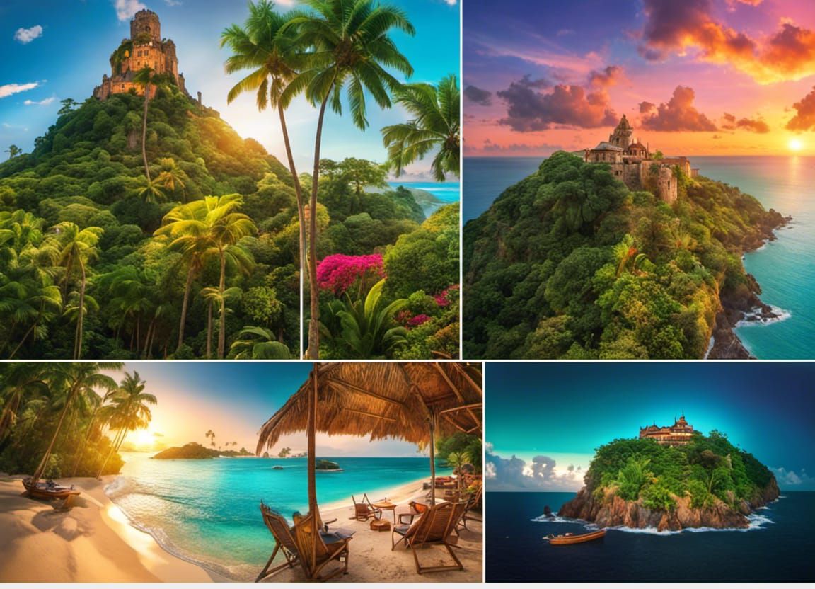 Dream Vacation: Photo collage