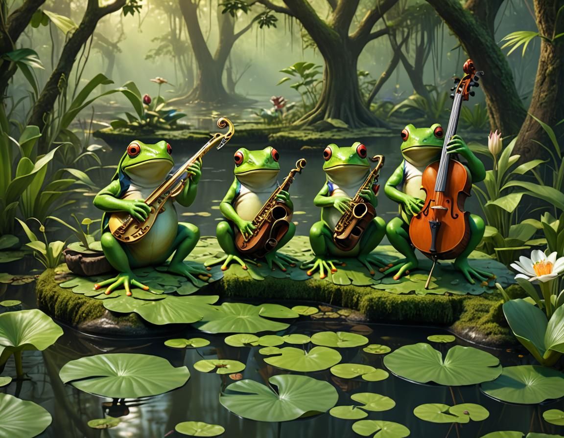 Frog Bayou Jazz Quartet  by @GingerBredMan1989