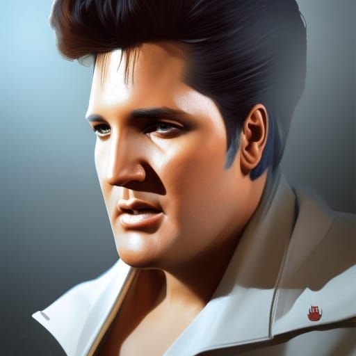 Elvis Presley - AI Generated Artwork - NightCafe Creator