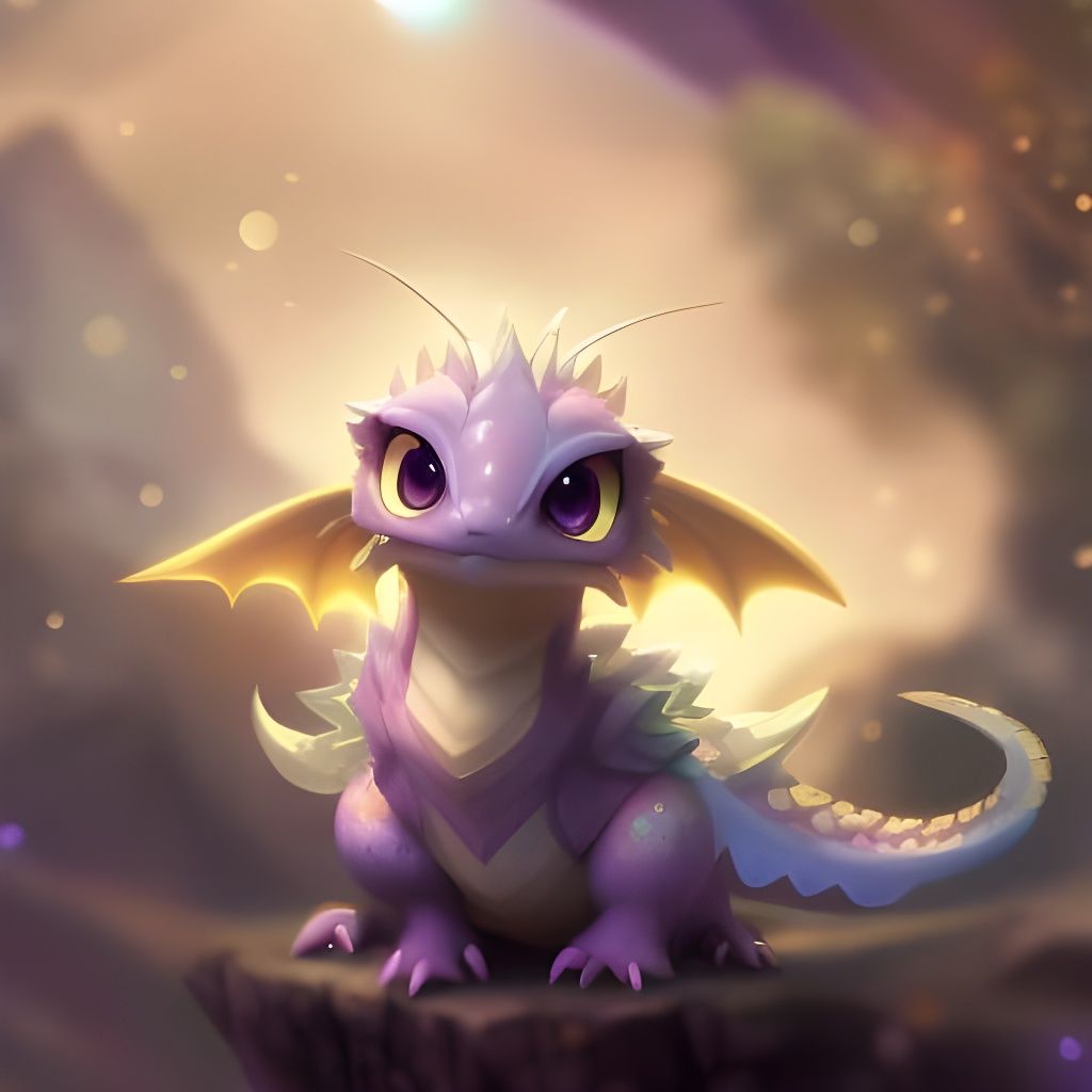 Portrait of a Dragon Hatchling