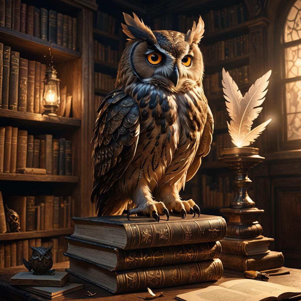 Wise Old Owl  by @Jademist Designs