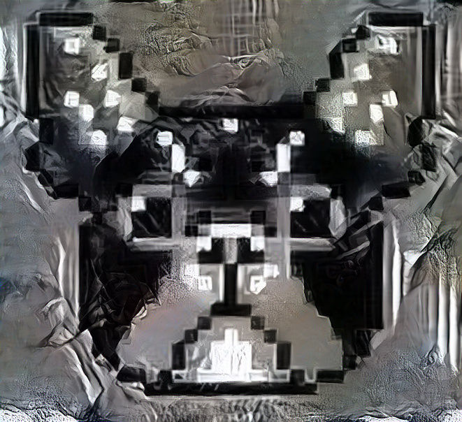 black to white trapped