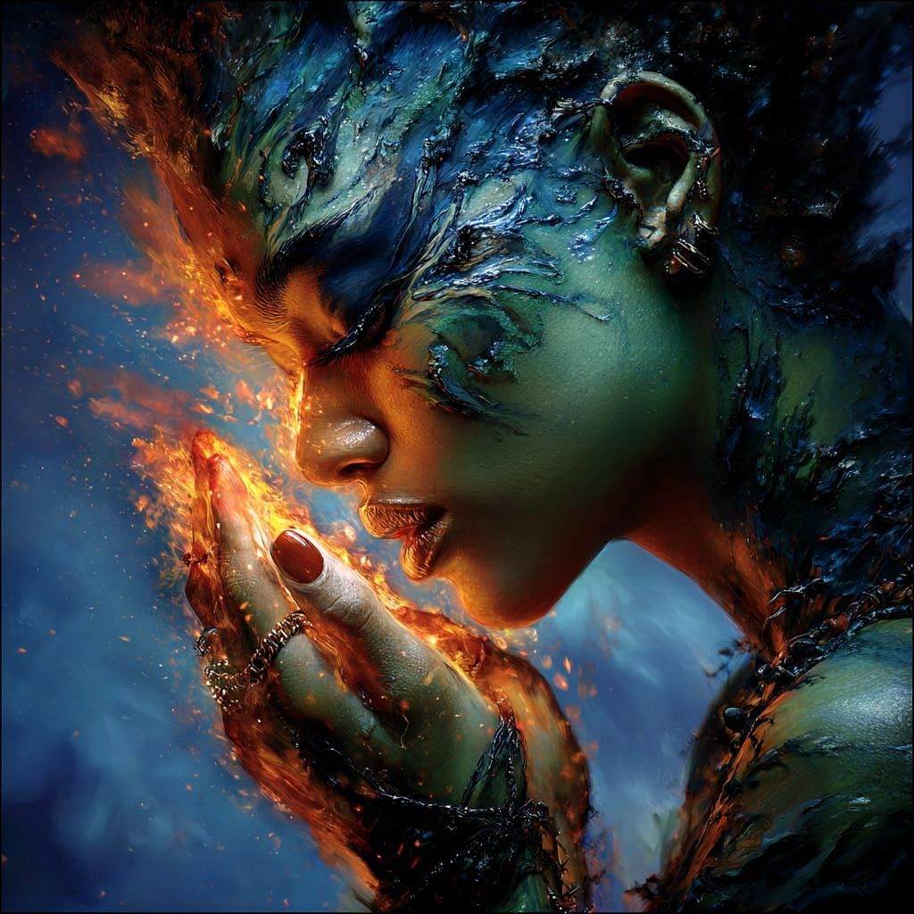 Painted in Promethean Fire