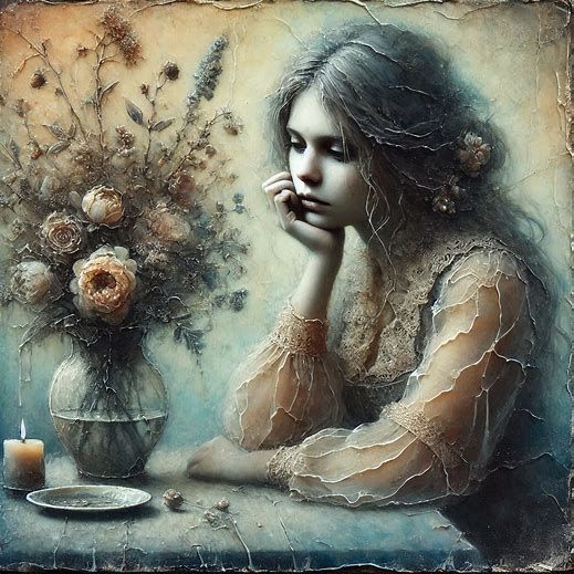 Alone with sad memories