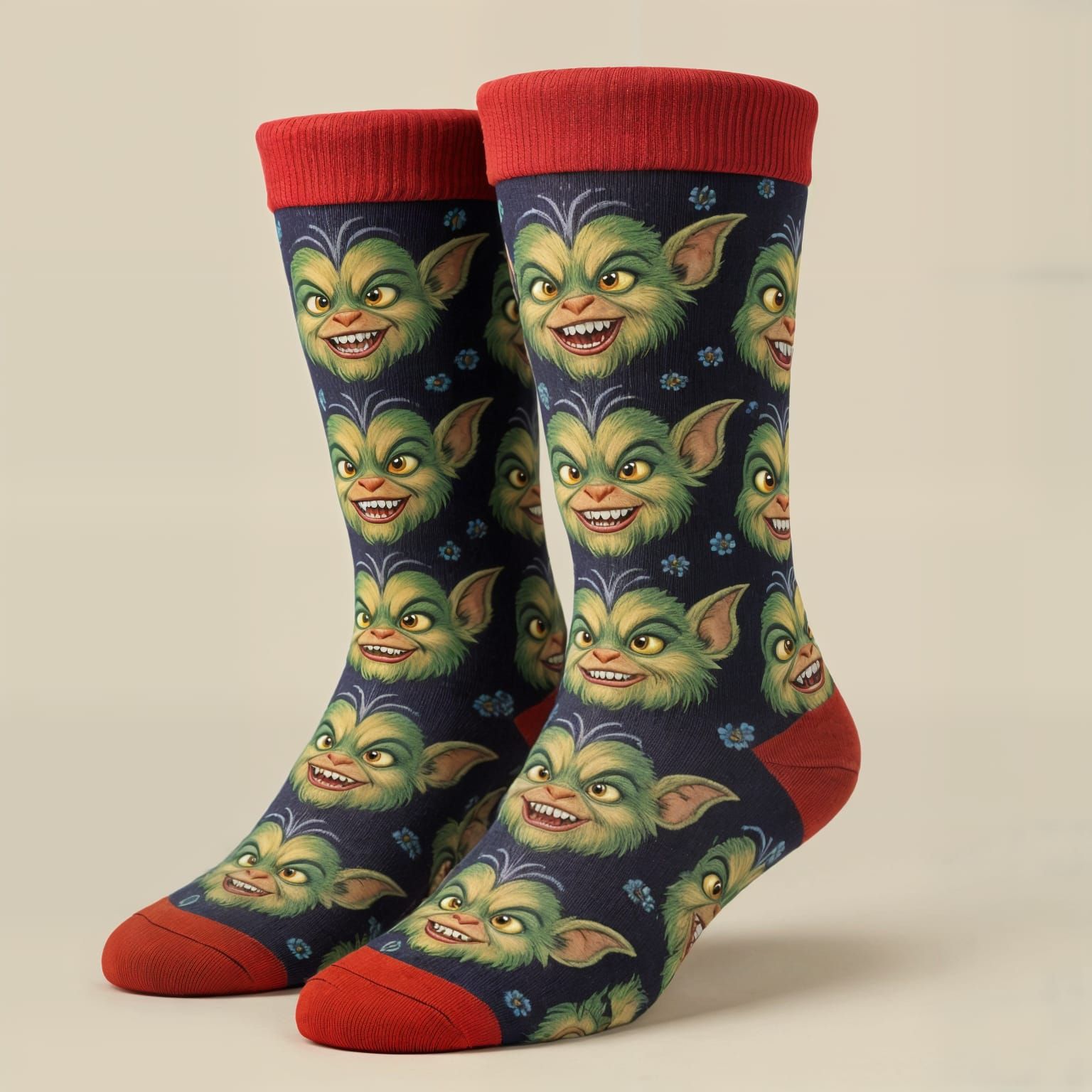 Gremlin socks  by @Cabbits