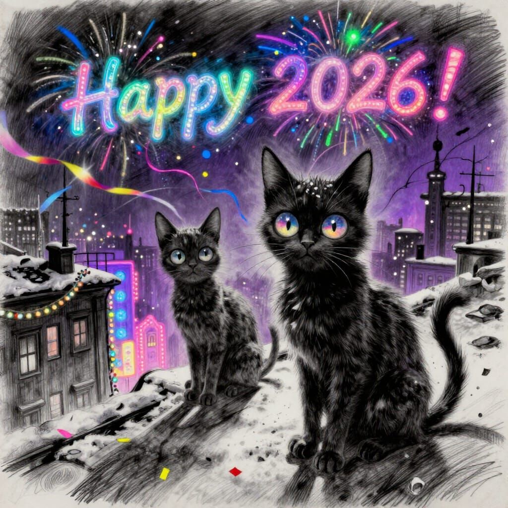 Happy holiday to you, hoomans!  by @Eldrad Syl