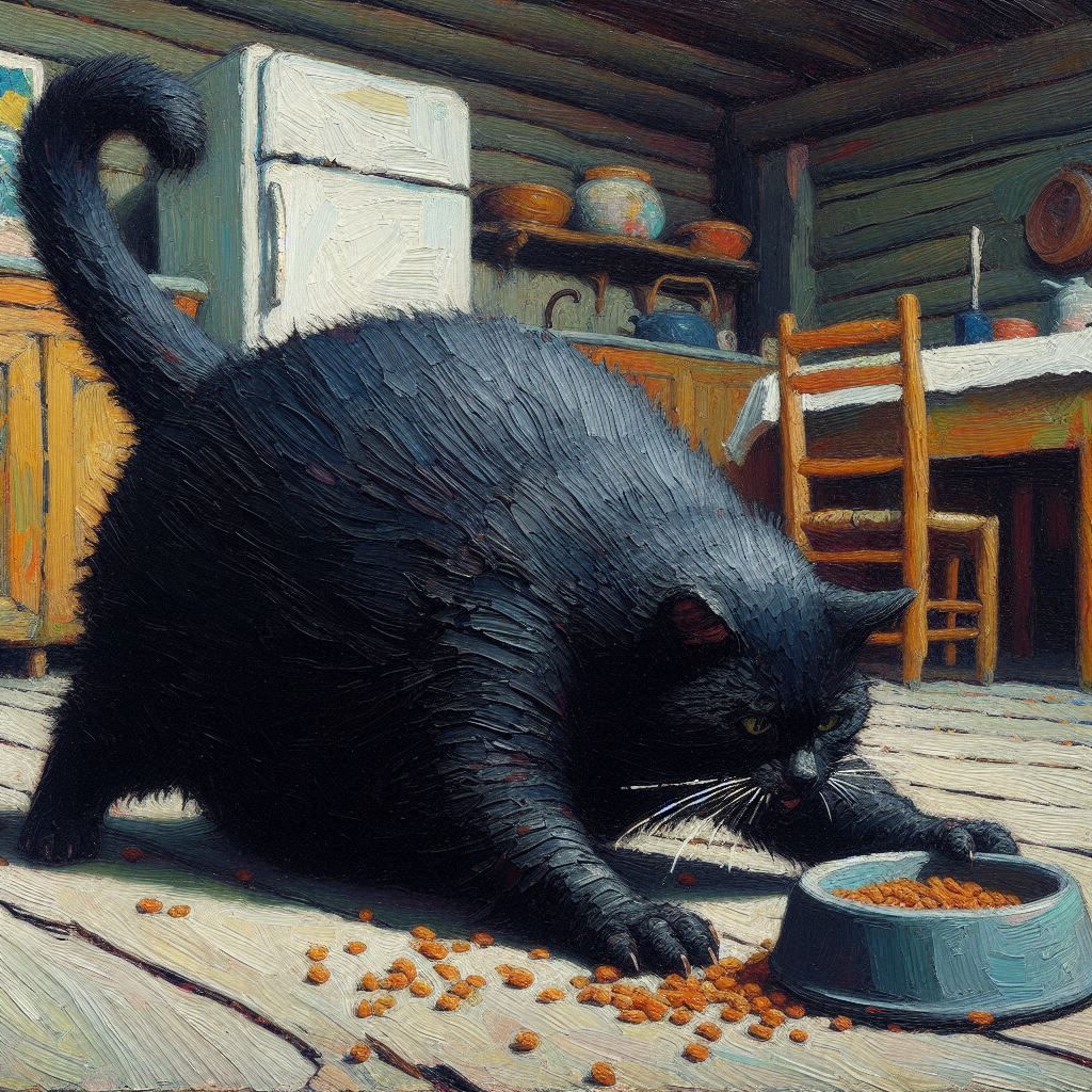 What?! I can see the bottom!! Getting weak... ...starving... Halp...