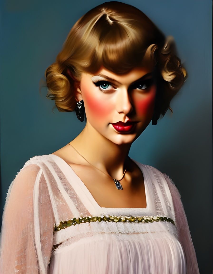 Taylor Swift AI Generated Artwork NightCafe Creator(06)