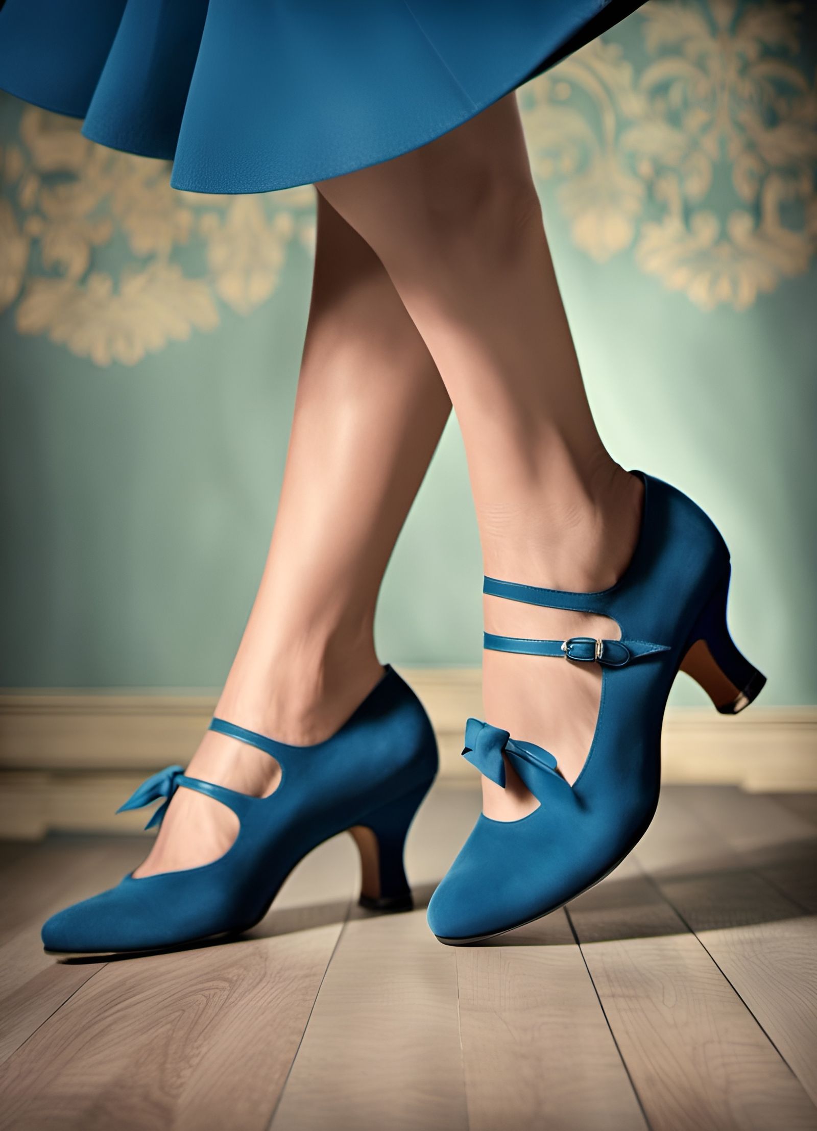 Blue Shoes - AI Generated Artwork - NightCafe Creator