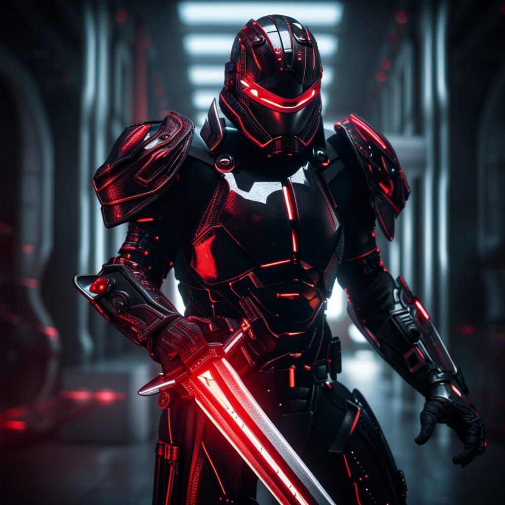 Dark Trooper with Red Sword