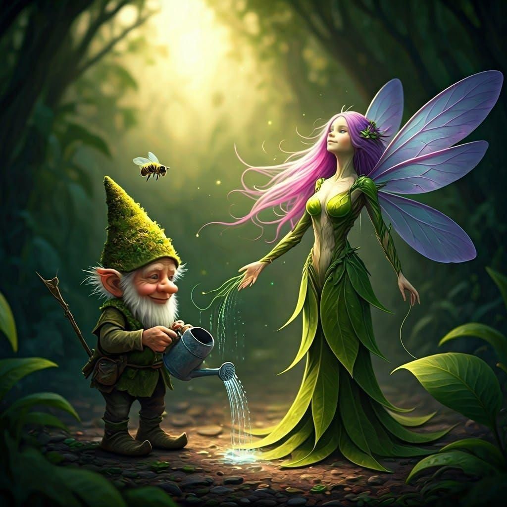 what a Gnomes love can grow  by @Yui