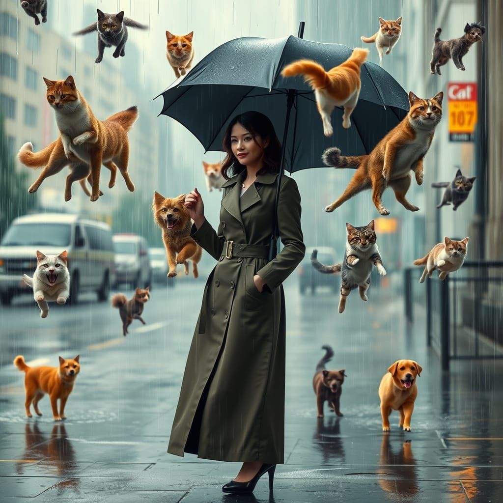 it's raining,.......