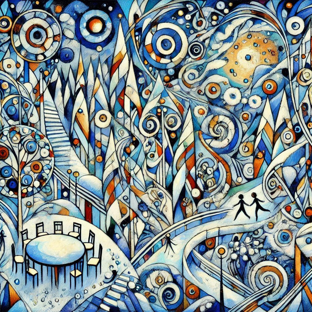 Winter scenery, Chagall