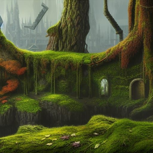 Deep in the woods