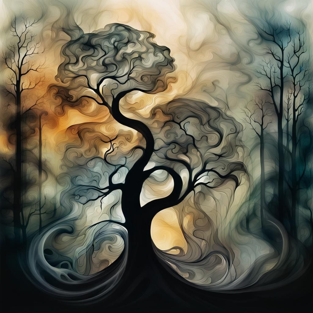 Smoky Tree  by @Ailee