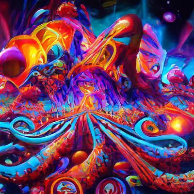 A psychedelic trip through the quantum realm - AI Generated Artwork ...