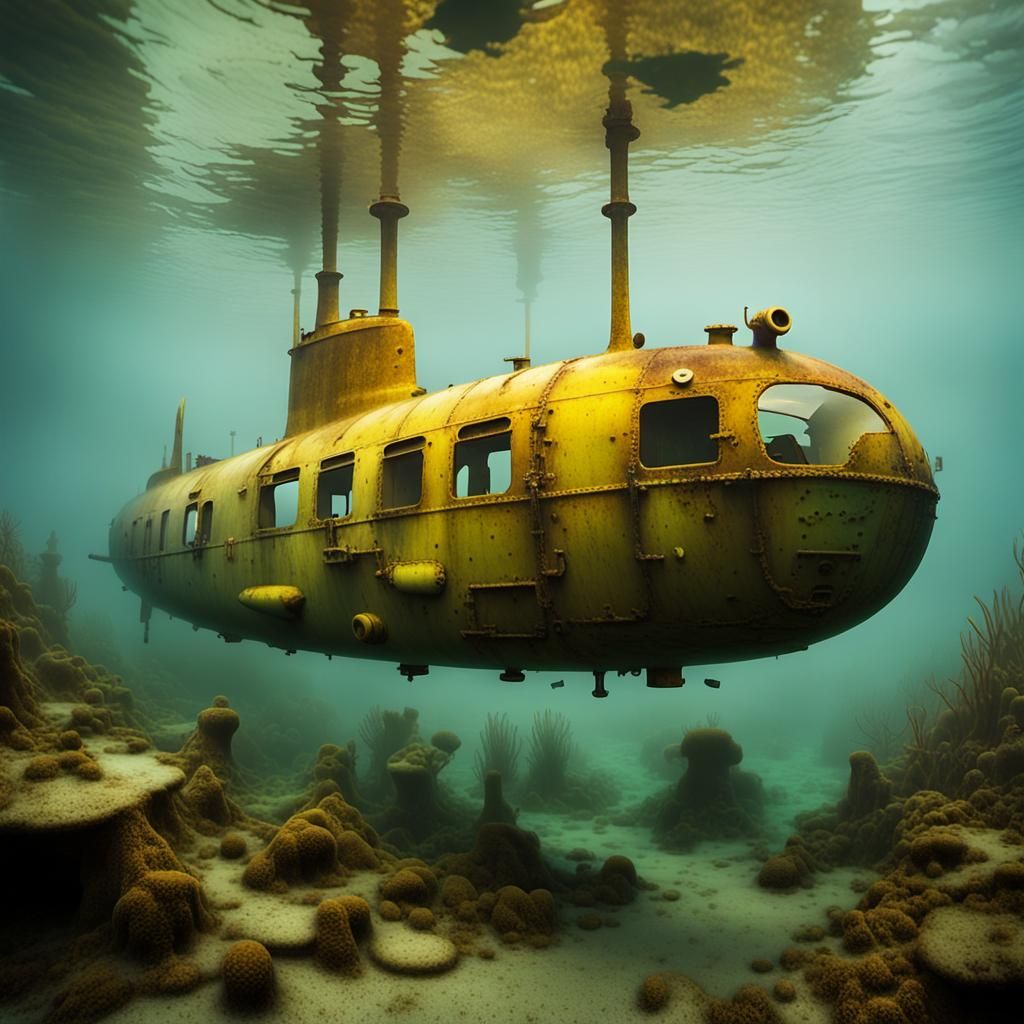 And they lived beneath the waves in their yellow submarine.....