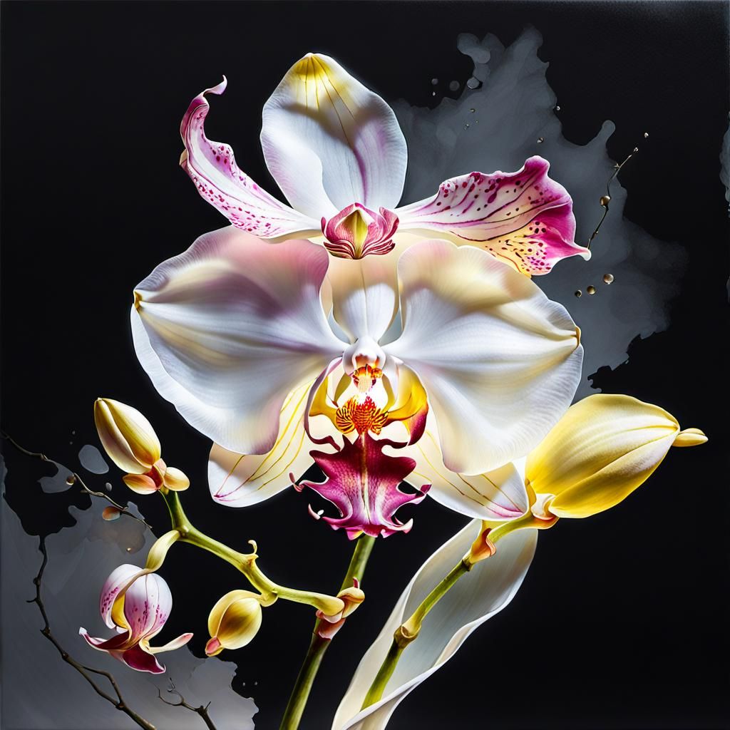 orchid - AI Generated Artwork - NightCafe Creator