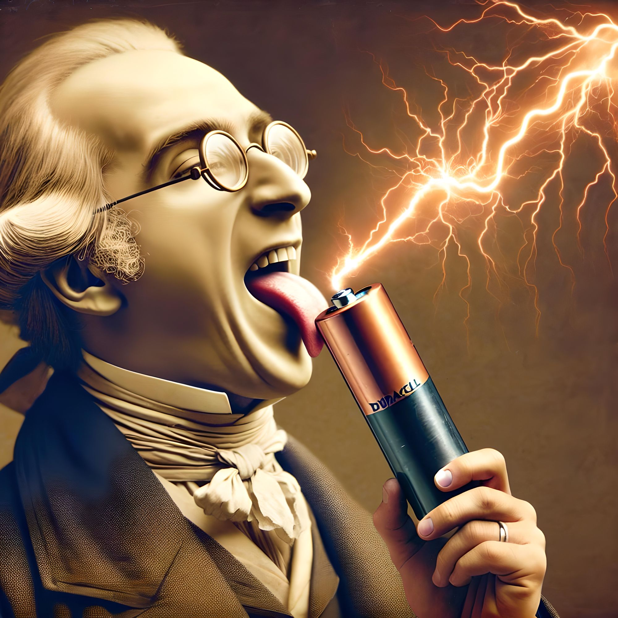 Benjamin Franklin Discovering Electricity - AI Generated Artwork ...