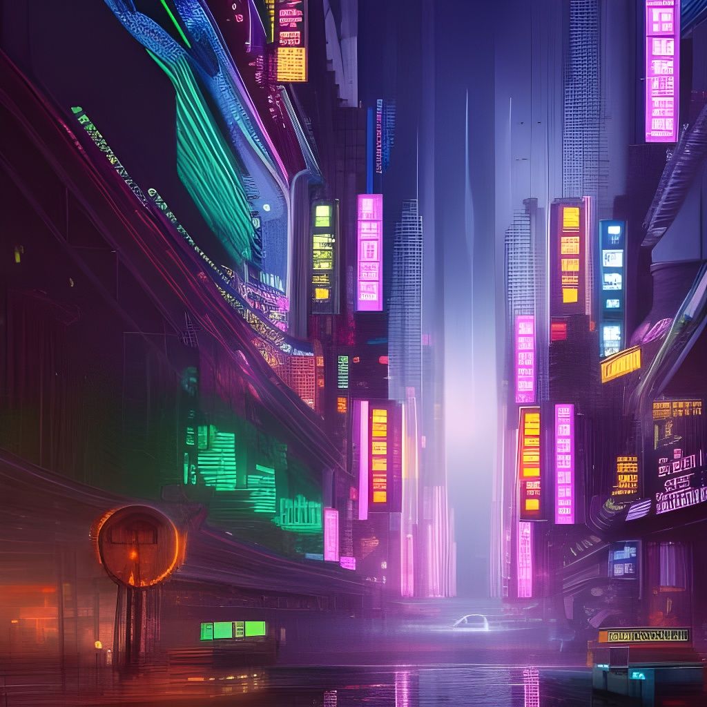 Neon Future  by @Kat
