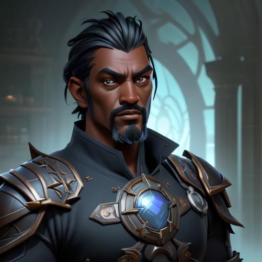 With that goatee and the glowing circle in this chest, this ...