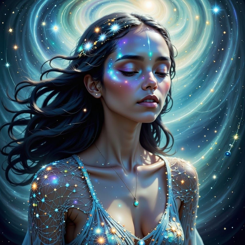 Iridescent Starfish Goddess 