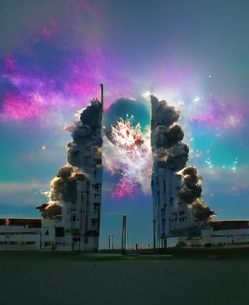 space explosion