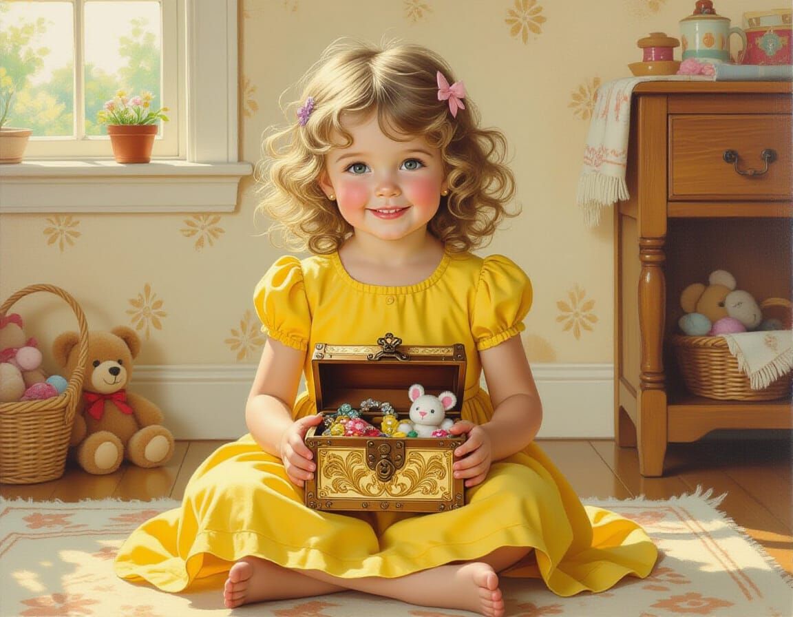 A Little Girl's Treasures  by @micfin