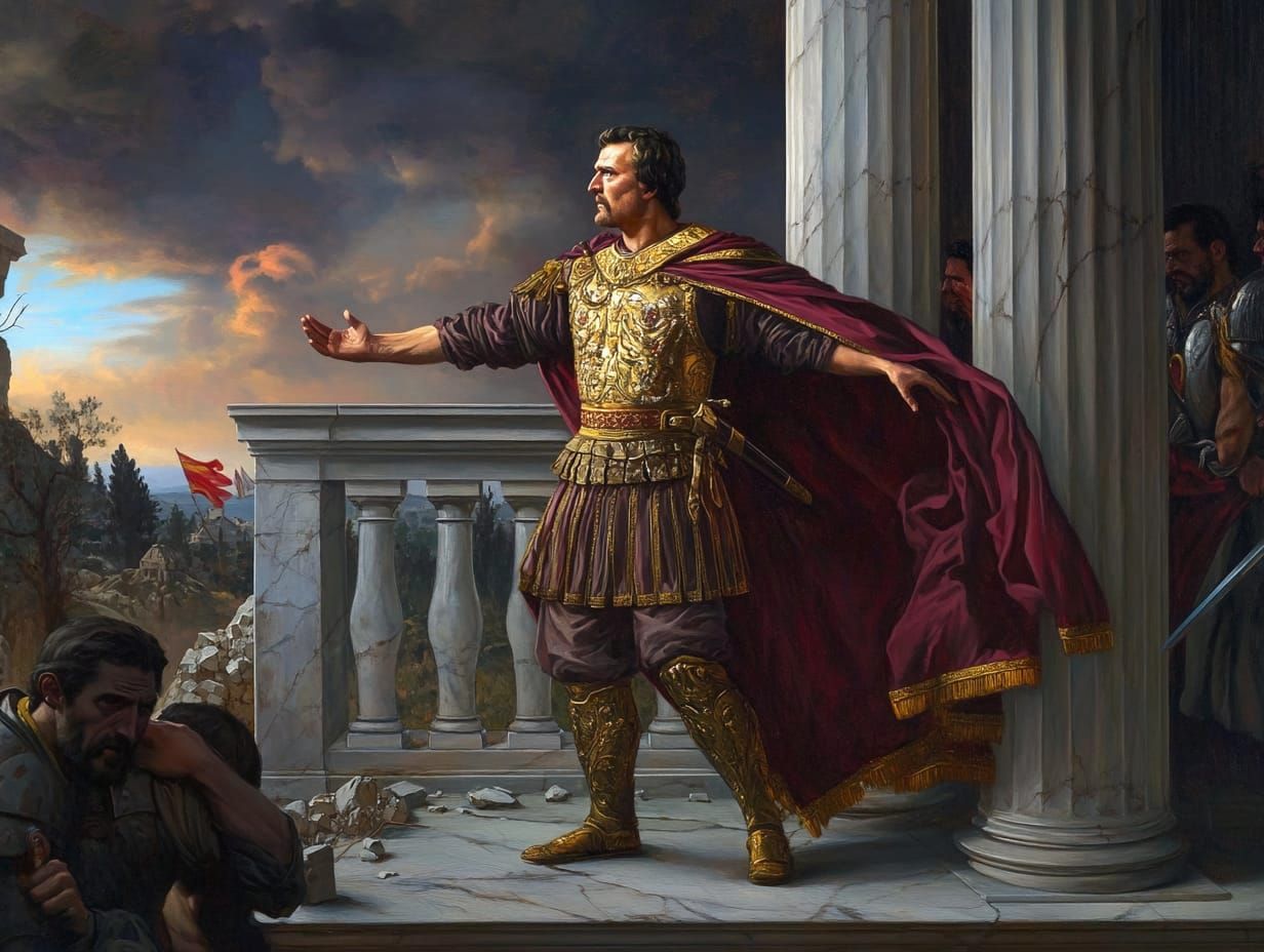 The Fall of Constantinople, Academy art style.