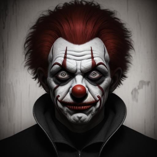 Scary Clown - AI Generated Artwork - NightCafe Creator