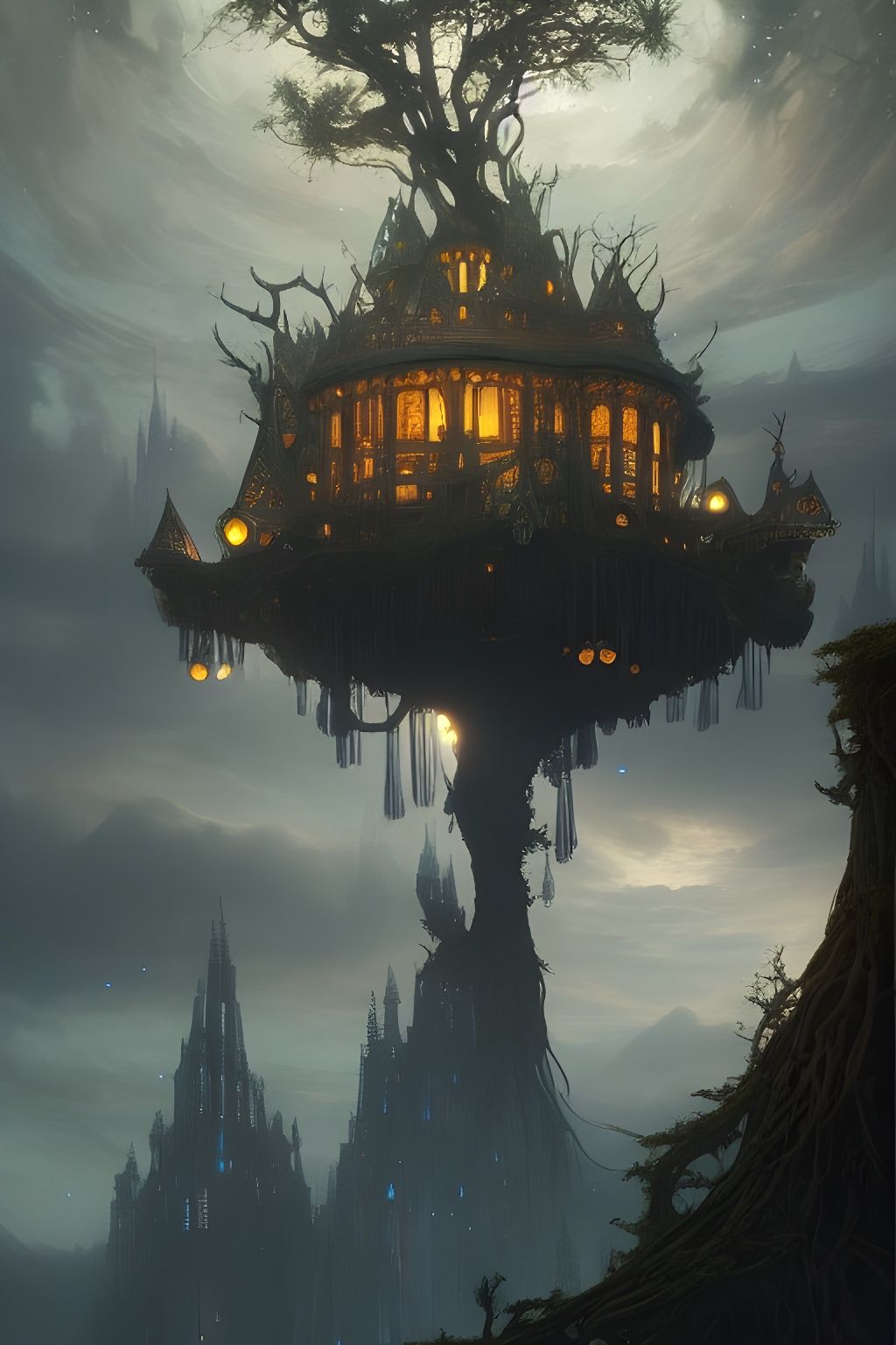 House of Witchcraft AI Generated Artwork NightCafe Creator