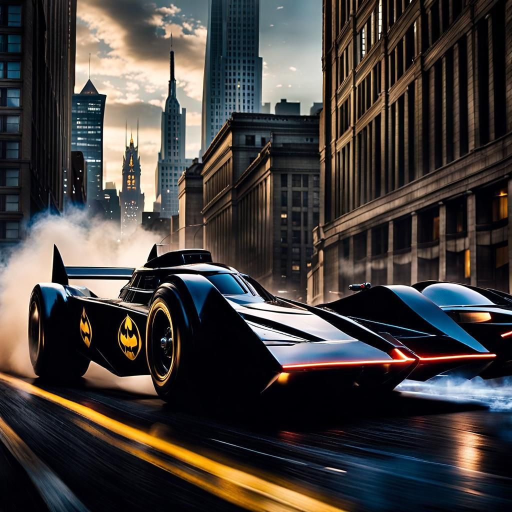 Batmobile - AI Generated Artwork - NightCafe Creator