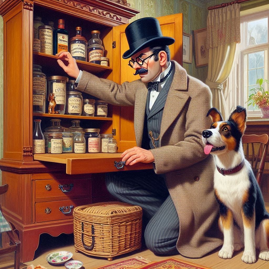 Poirot investigates - "Mrs Hubbard's Cupboard"