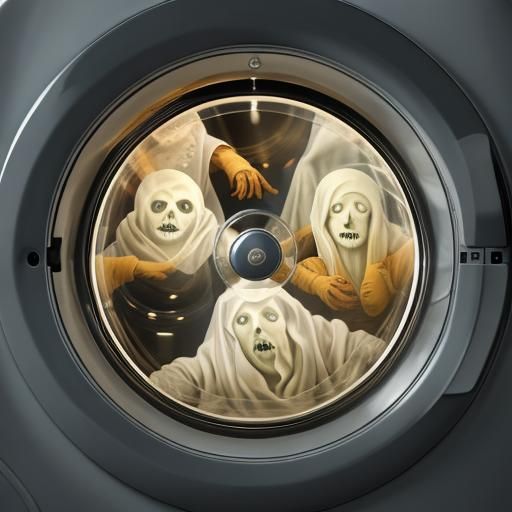 spirits in a washing machine on the spin-cycle add a few gho...
