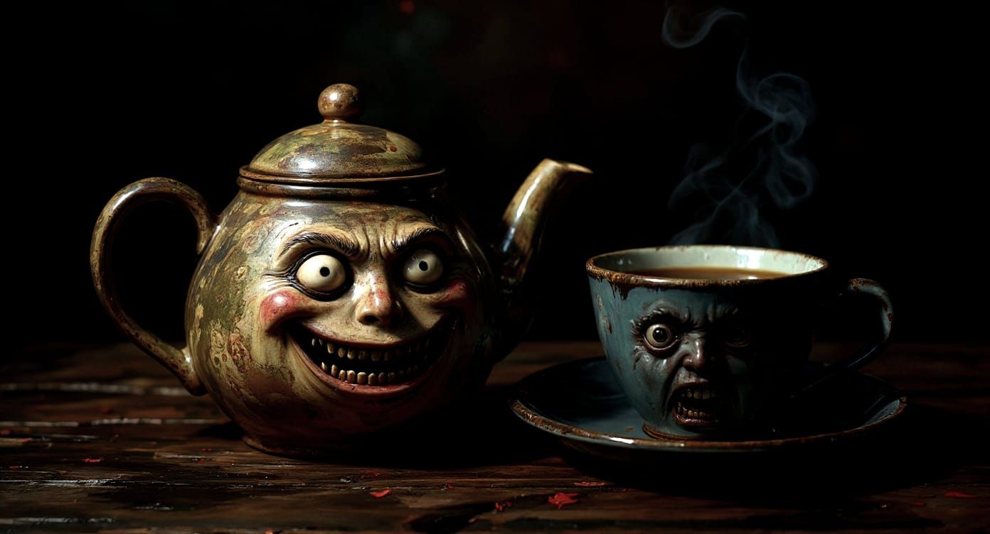 a teapot  by @Ghexghe