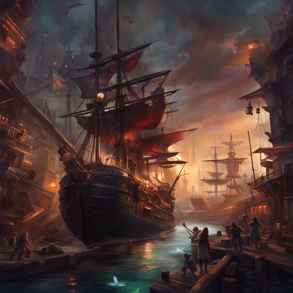 Pirate Port  by @Reeper